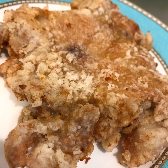 絶品!カリッと鶏もも一枚揚げ